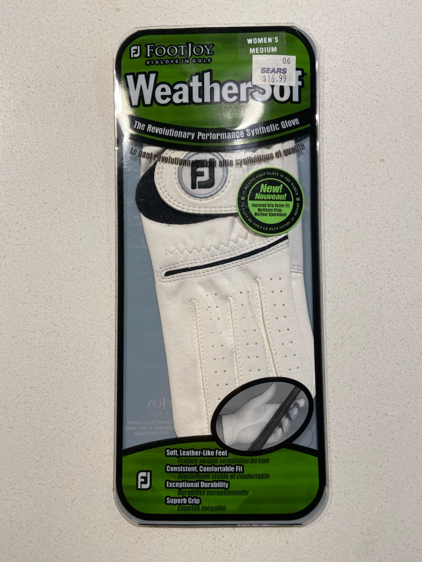 NEW FootJoy WeatherSof Women's Golf Glove M Left Hand White - photo 3