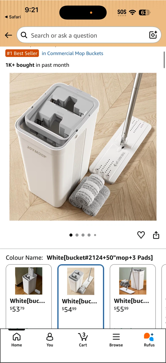 Joymop Mop and Bucket Set