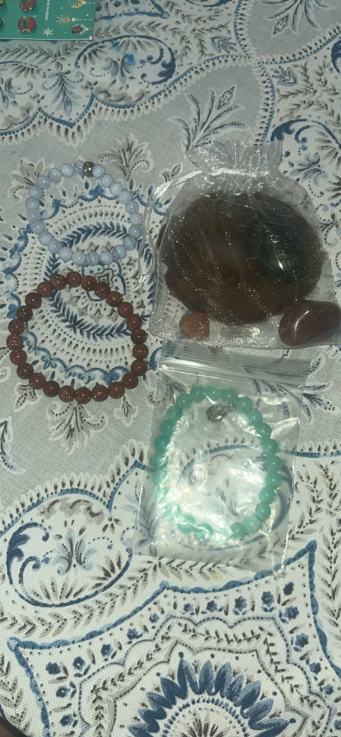 Crystal Bracelets and Stones set