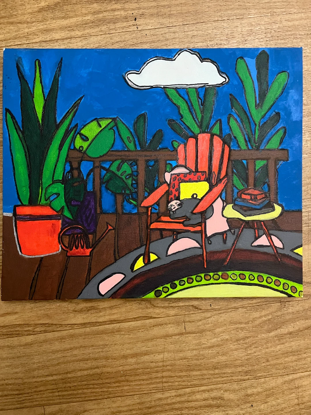 Painting of a Balcony Scene