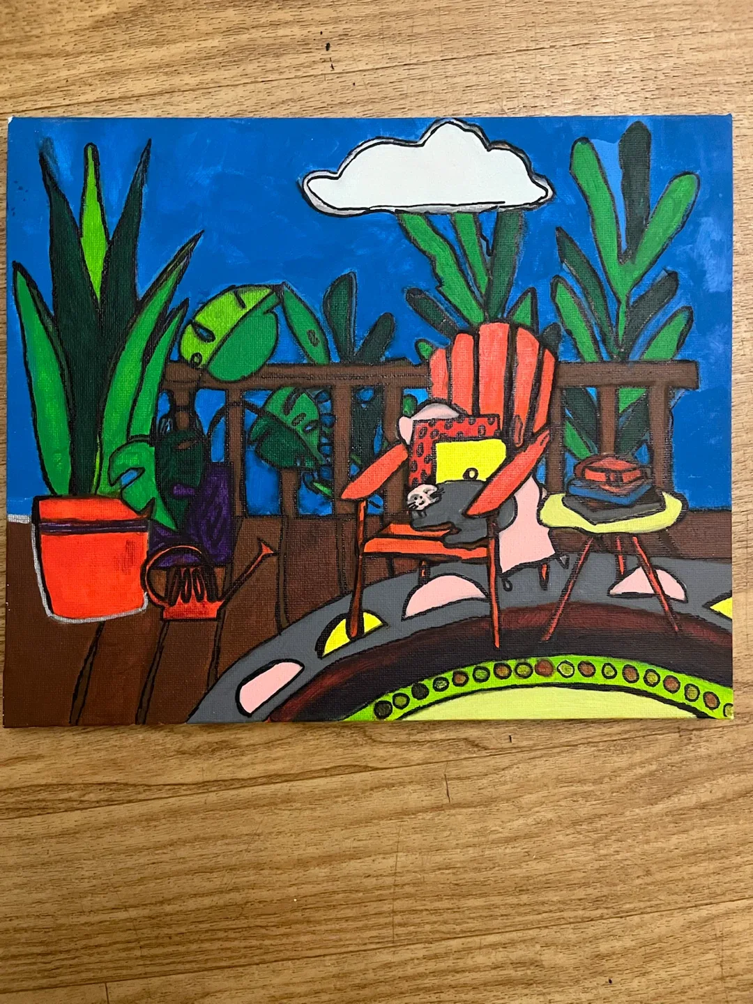 Painting of a Balcony Scene