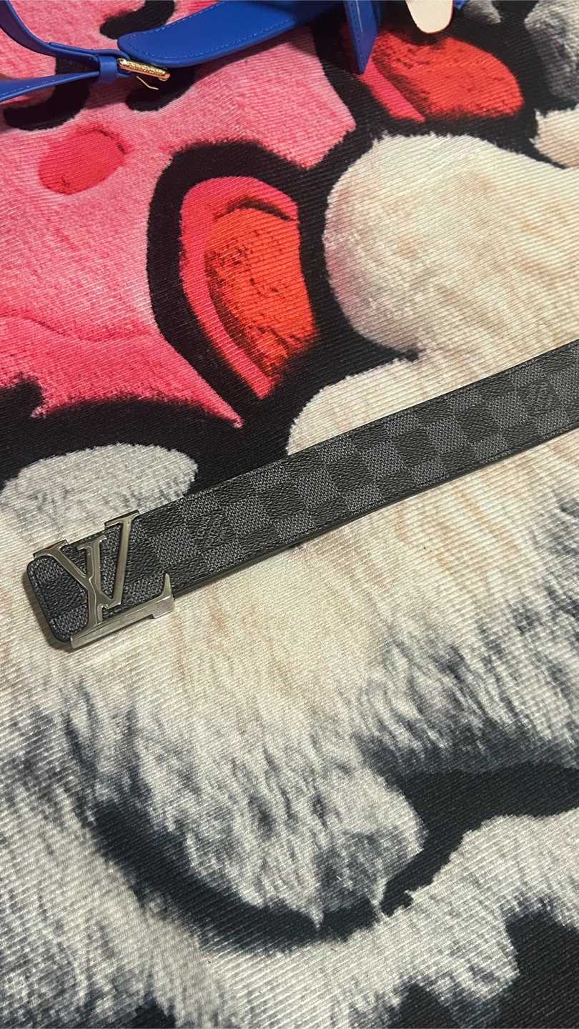 Black LV belt