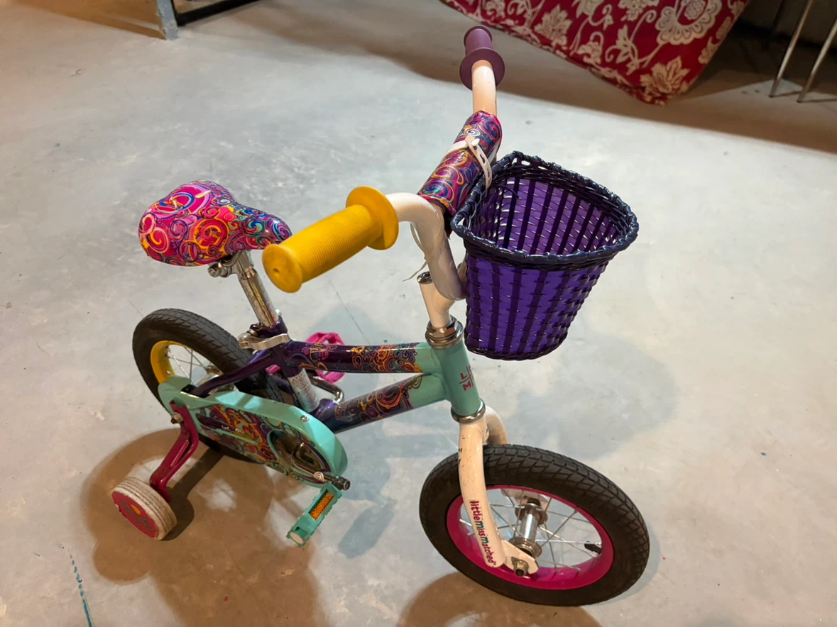 Little Miss Matched Kids Bicycle with Basket
