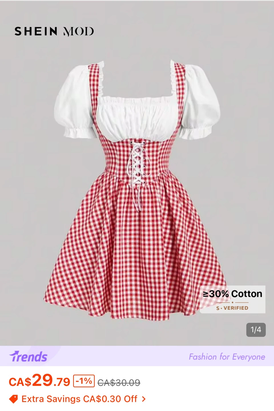 Oktoberfest costumes vintage plaid red dress short