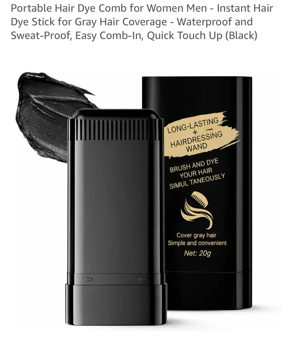 ZaiOne Portable Hair Dye Comb - Black - photo 3