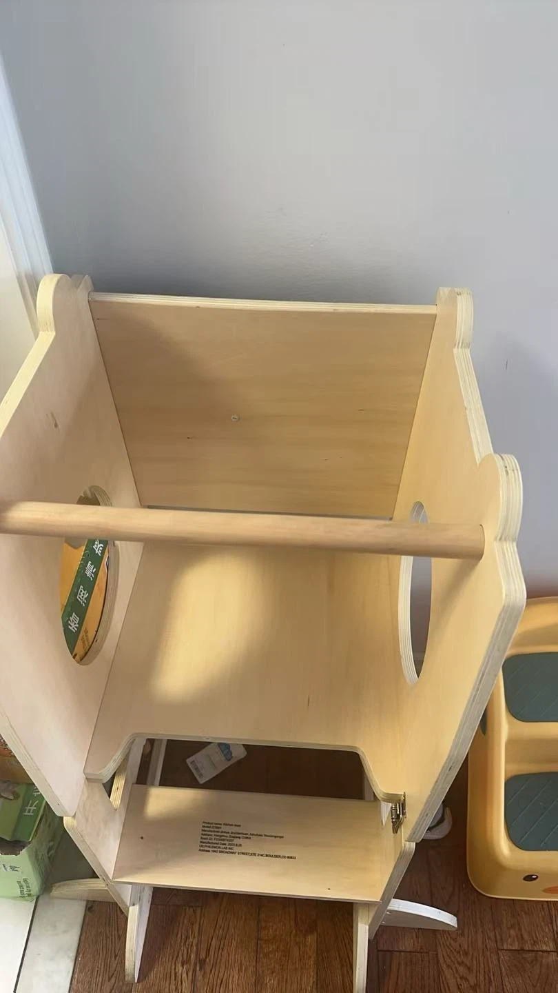 Wooden Kids Learning Tower - Bear Design - photo 3