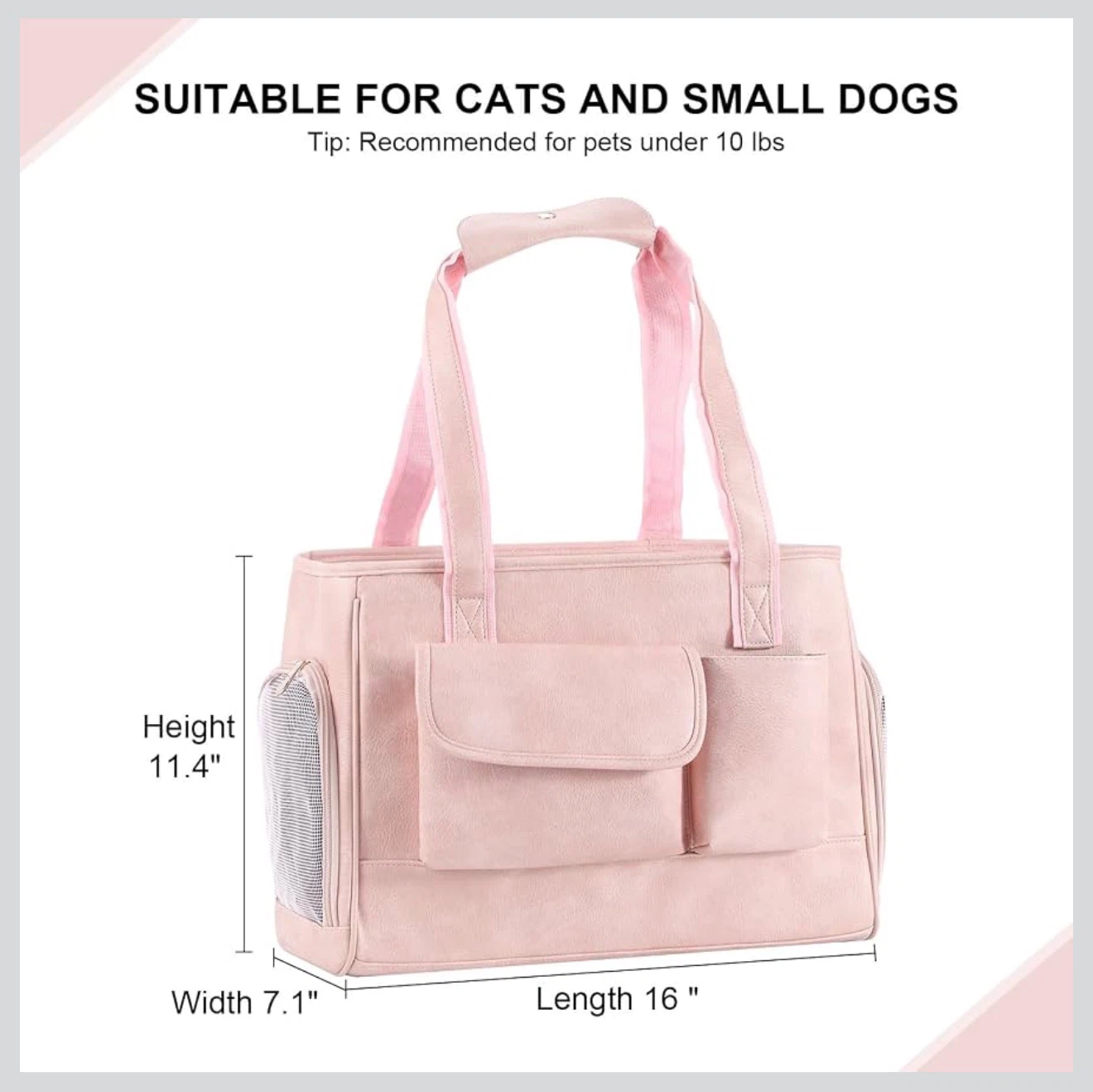 Pink Pet Carrier Bag - photo 3