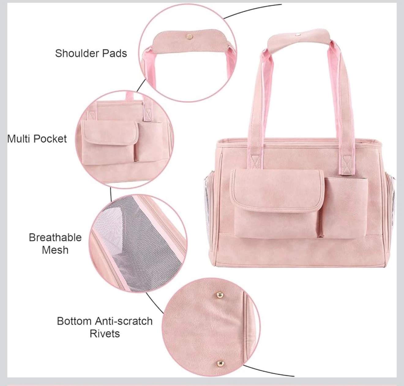 Pink Pet Carrier Bag - photo 5