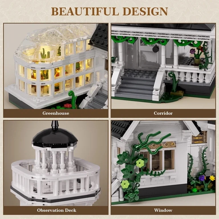 Light-Up Building Block Model House Set - photo 4