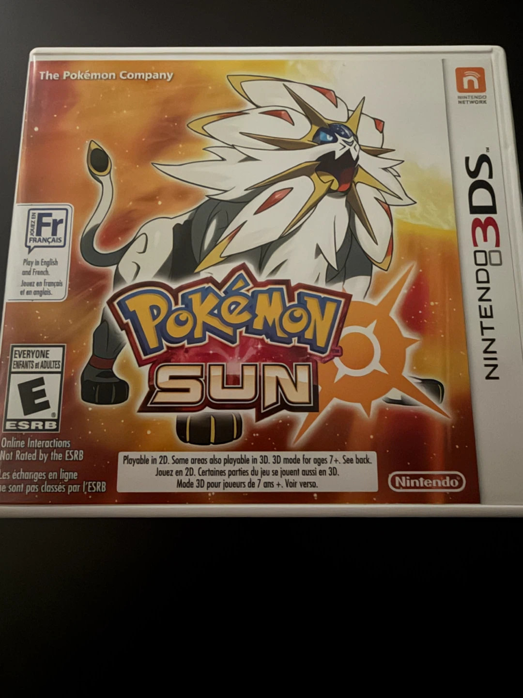 Pokemon Sun Game for 3DS