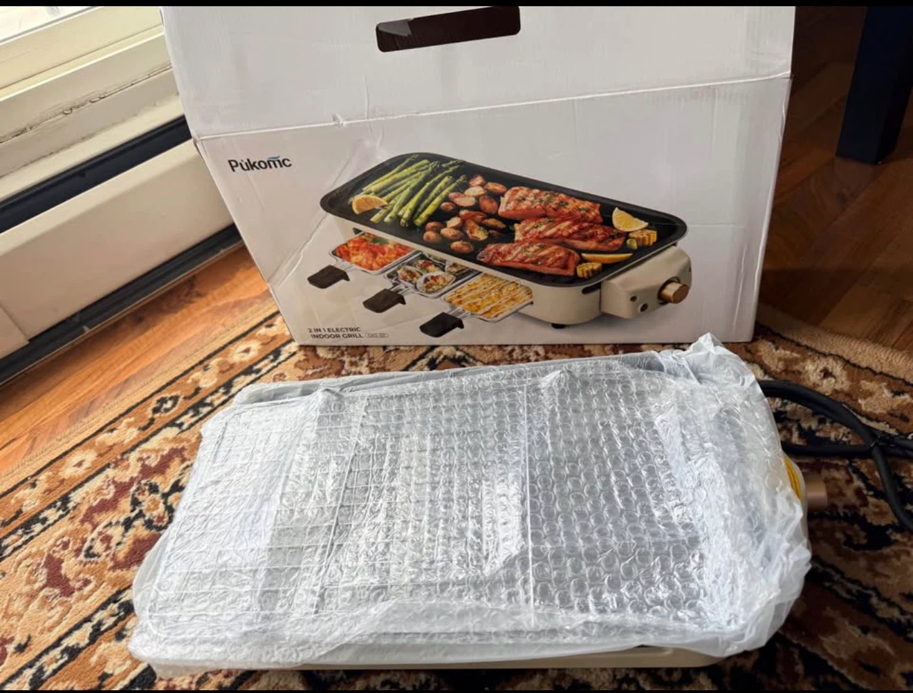 Pukomic 3-in-1 Electric Indoor Grill