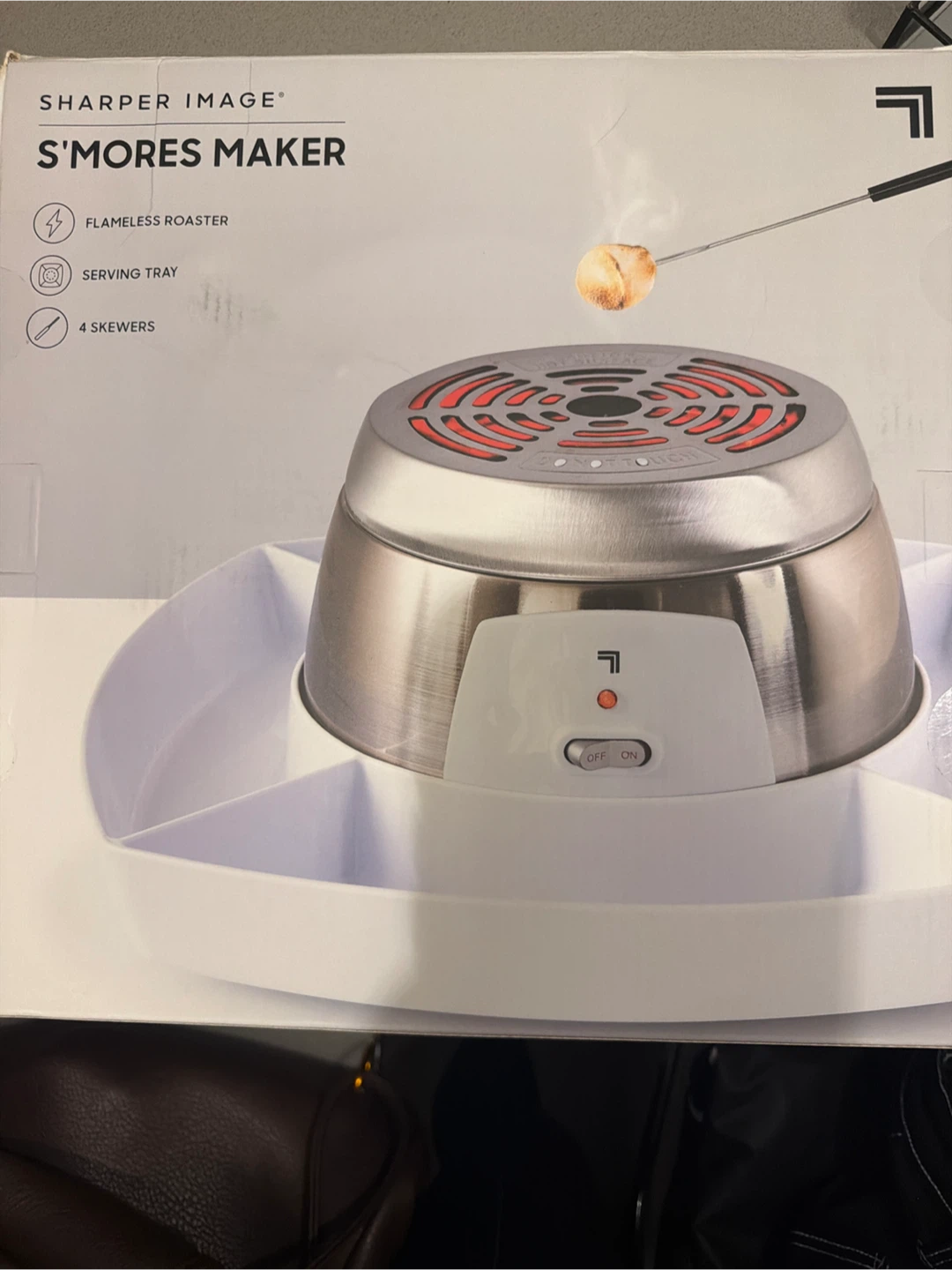 Sharper Image Electric S'mores Maker with 4 Skewers
