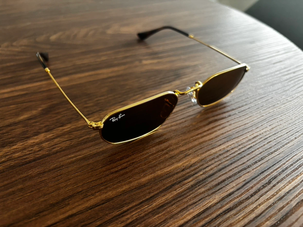 Ray-Ban RB3947 Gold Sunglasses – Brown Lenses – Authentic