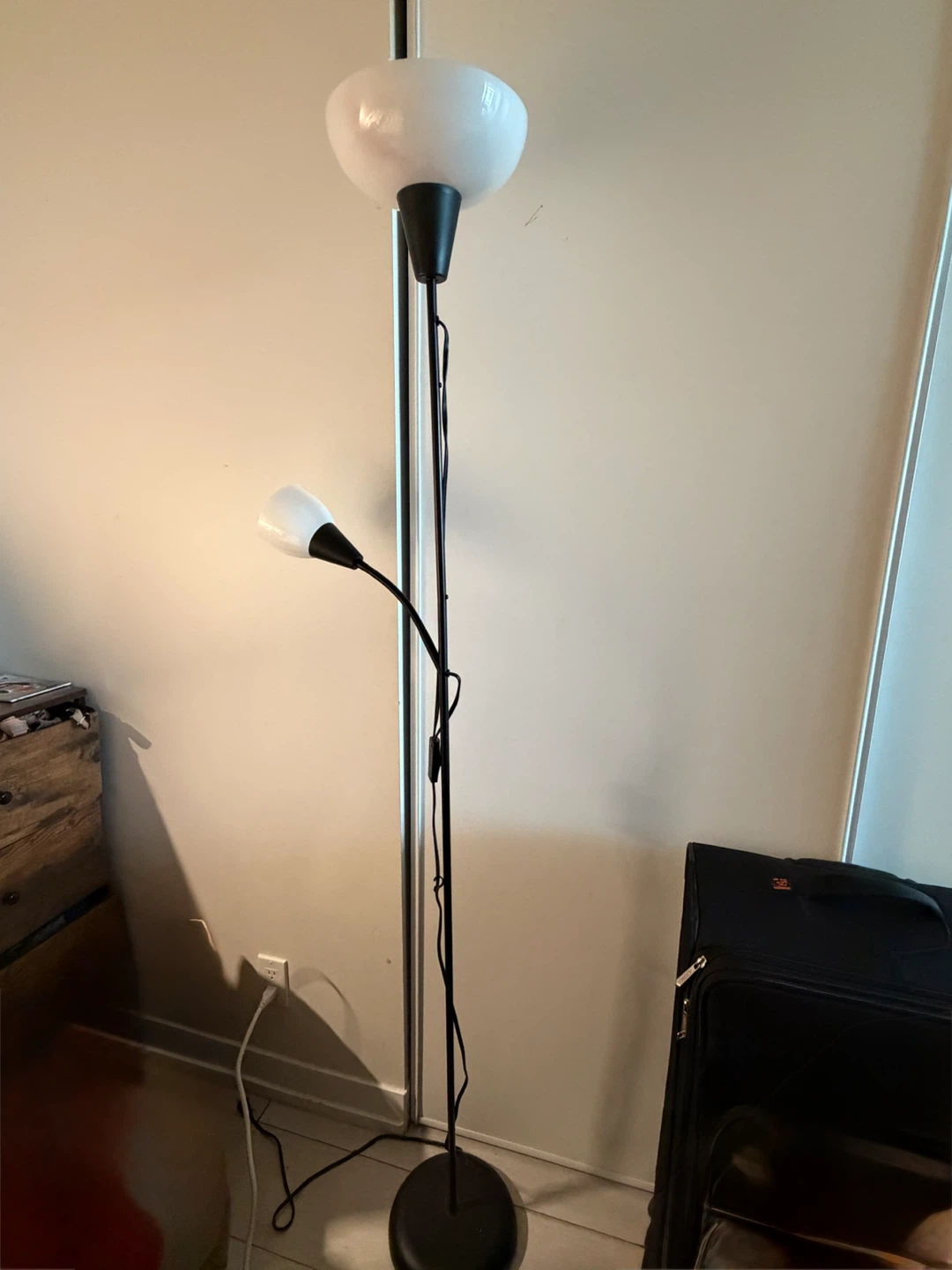IKEA- Black Floor Lamp with Two Lights - photo 3