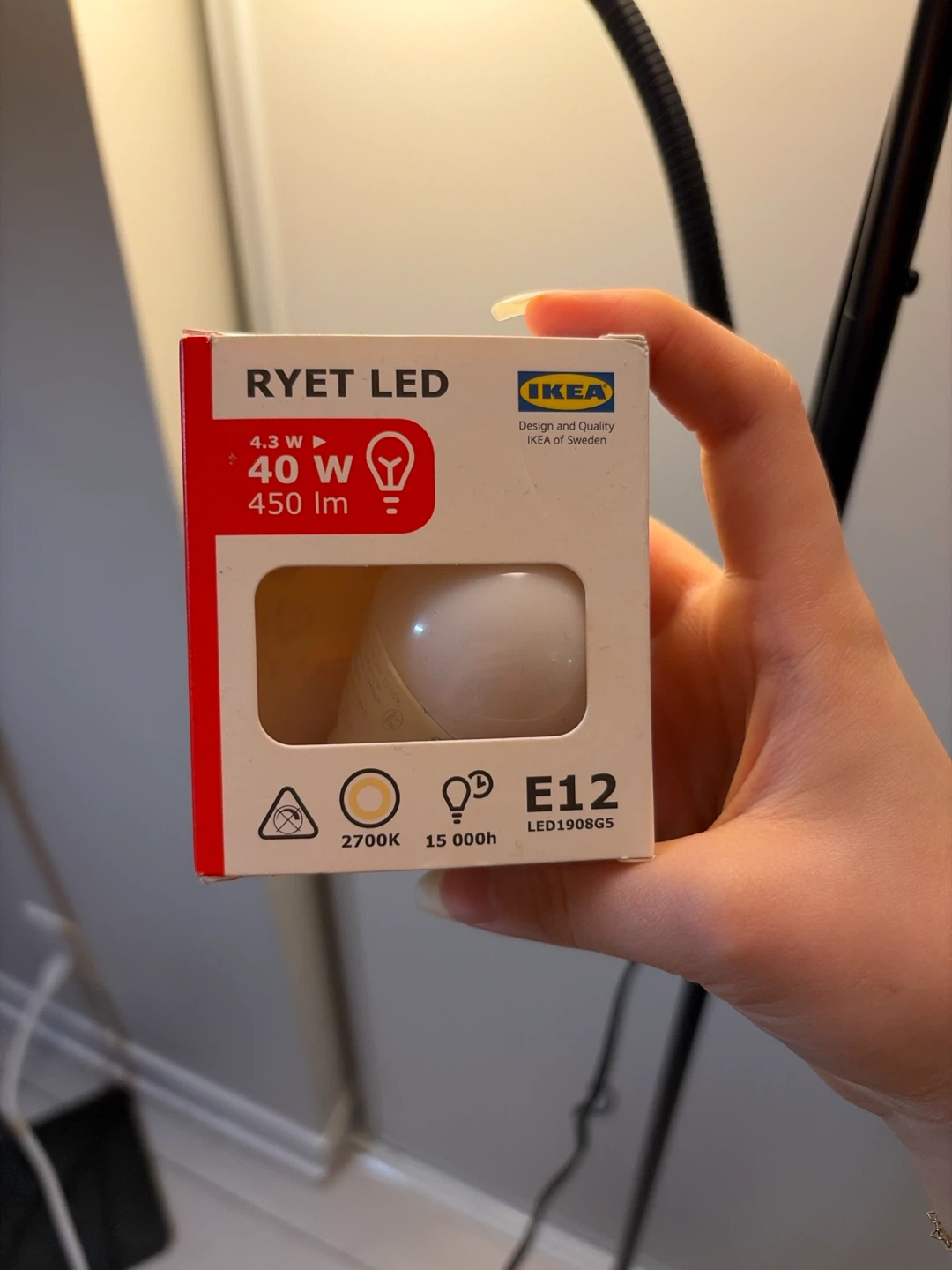 IKEA- Black Floor Lamp with Two Lights - photo 5
