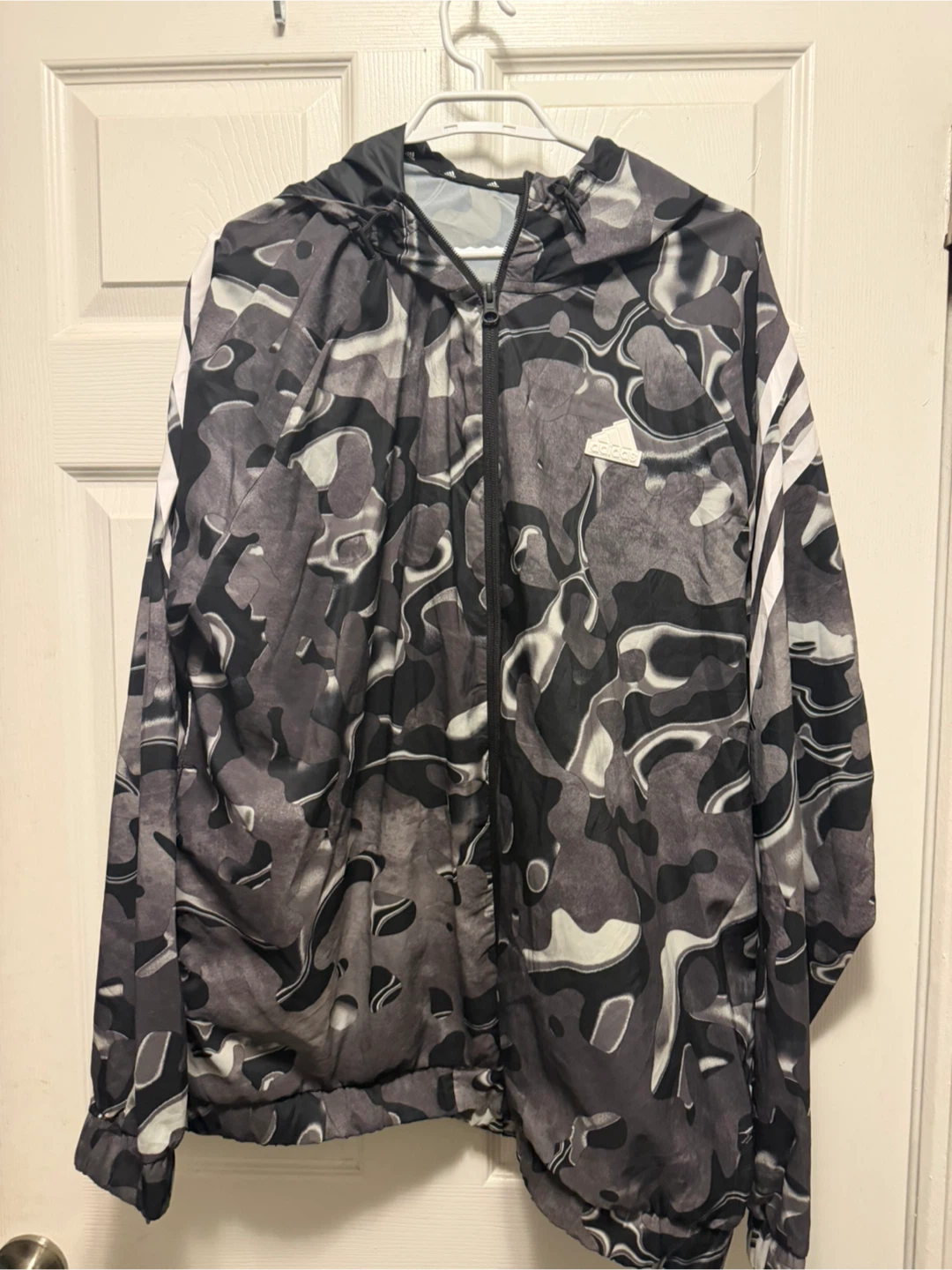 Adidas Camouflage Windbreaker Jacket