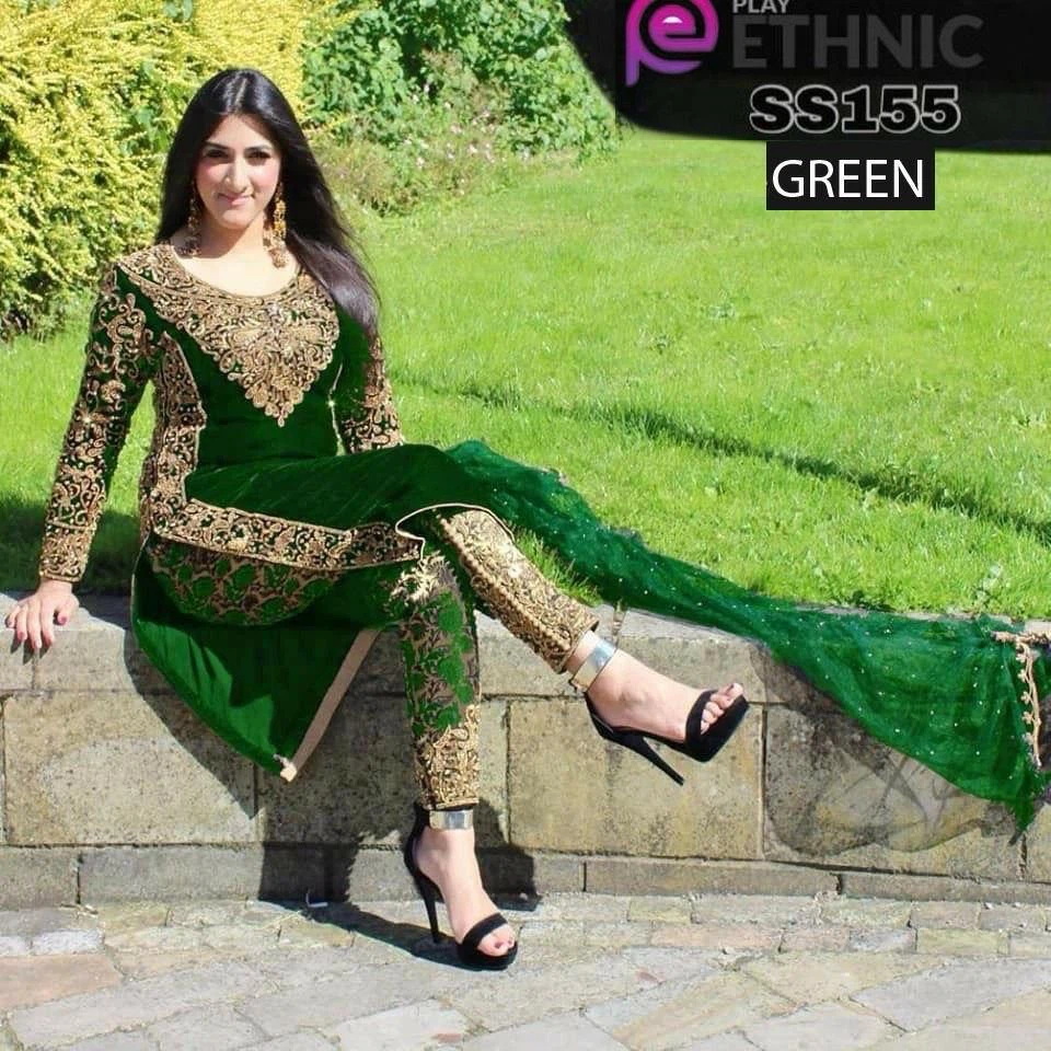 Women's Embroidered plazzo Kameez Set