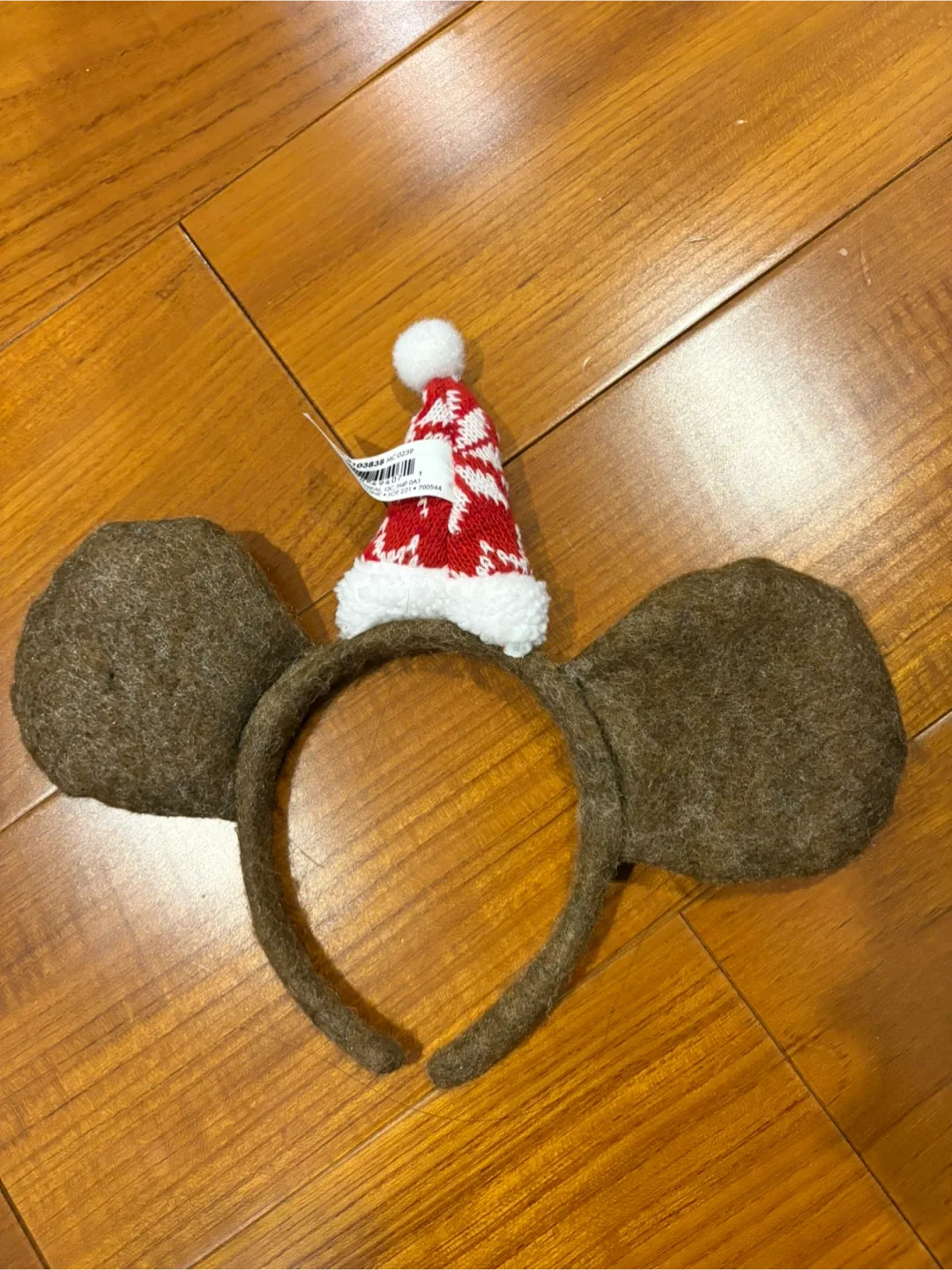 Christmas Mouse Ears Headband with Santa Hat - photo 2