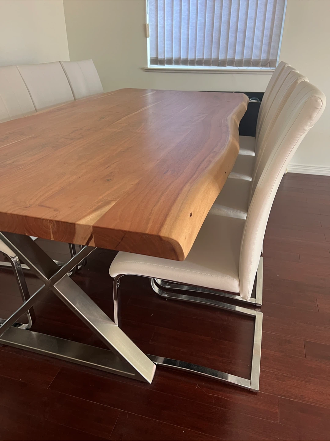 Dining table made from natural walnut wood - photo 3