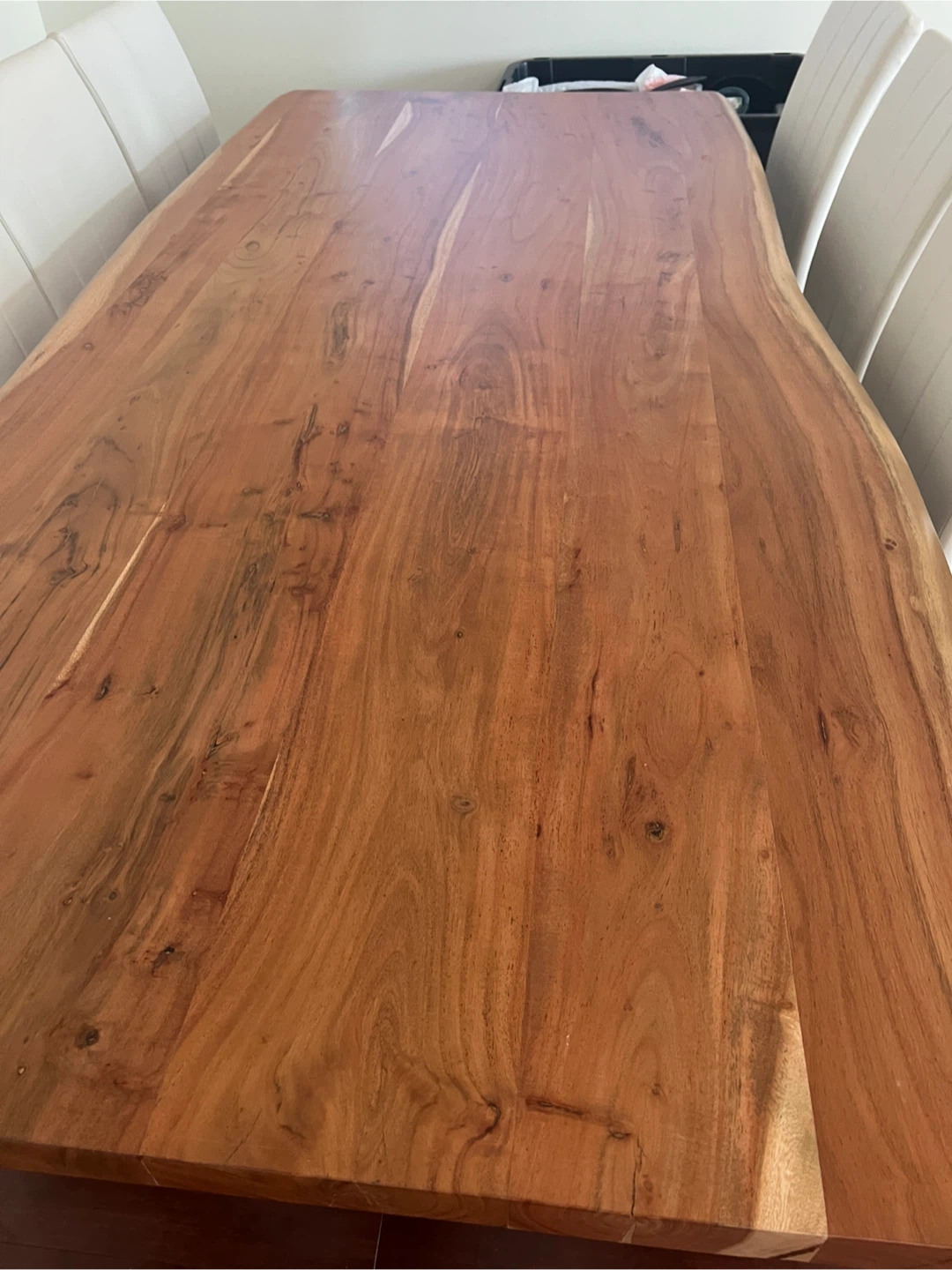 Dining table made from natural walnut wood - photo 4