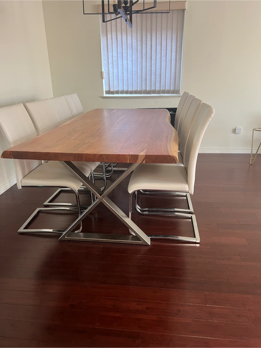 Dining table made from natural walnut wood - photo 5