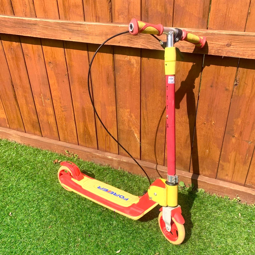 Kids Scooter Red Yellow Outdoor Ride On Toy Child Youth Scooter