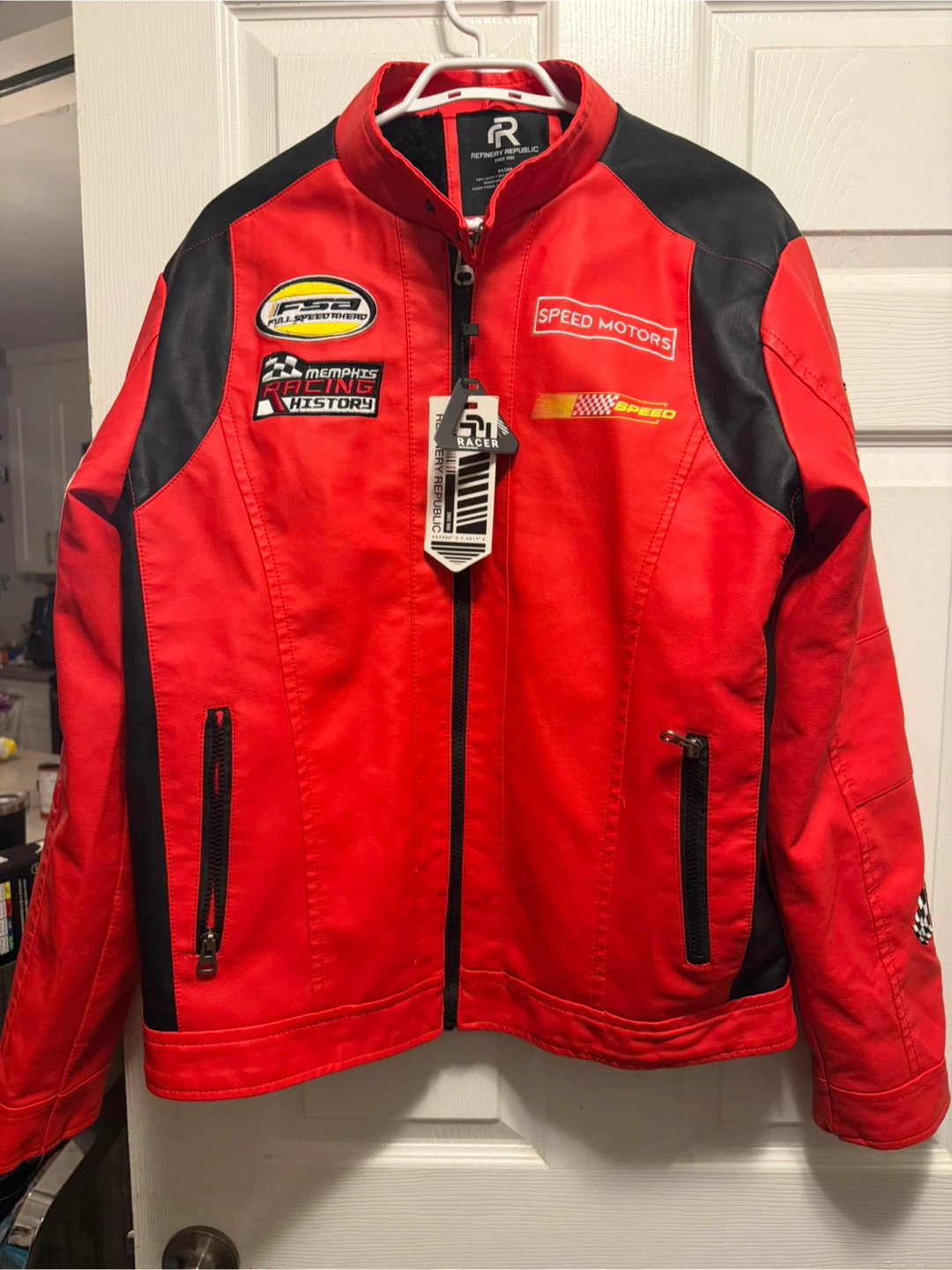 Red FSR "Full Speed Ahead" Racing Jacket