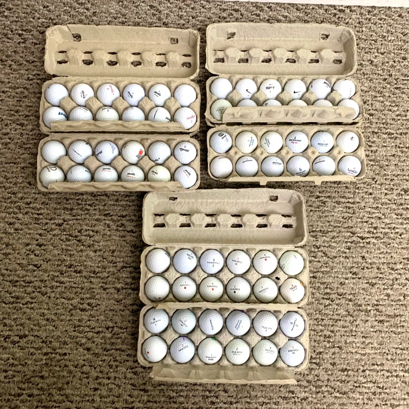 Used Golf Balls 12 Pack Mixed Brands Golf Ball Sets $7 Each