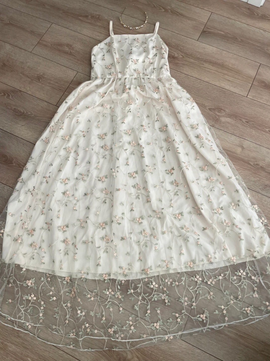 Baby shower dress + headband