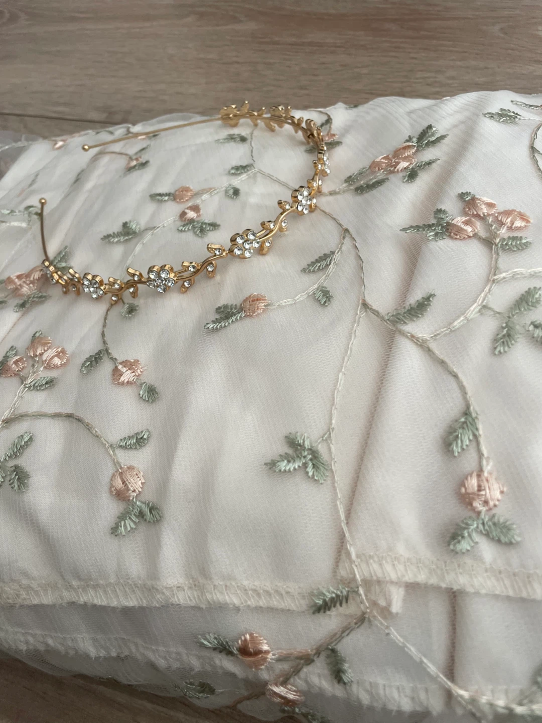 Baby shower dress + headband - photo 2