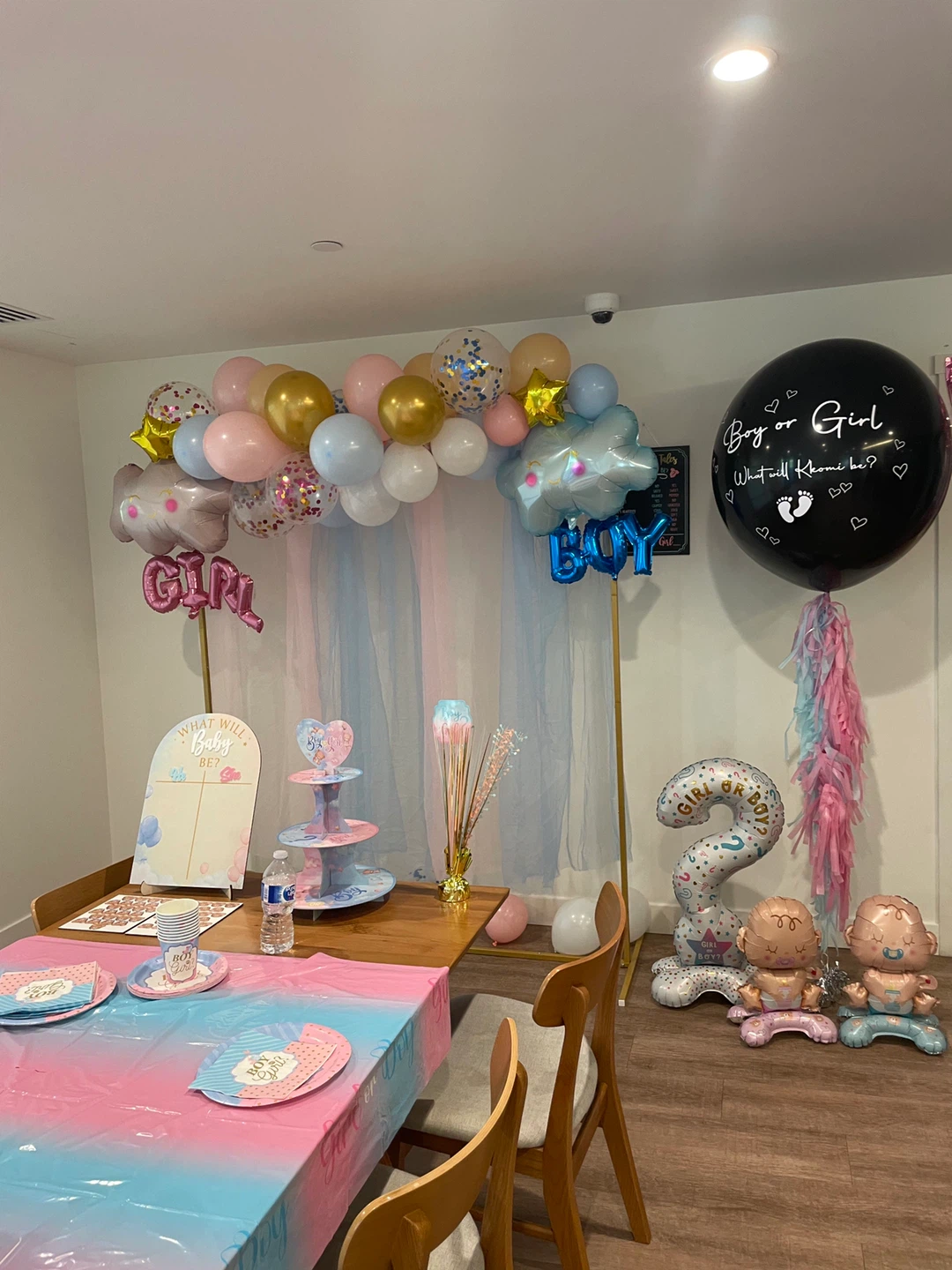 Gender reveal party decorations bundle - photo 2