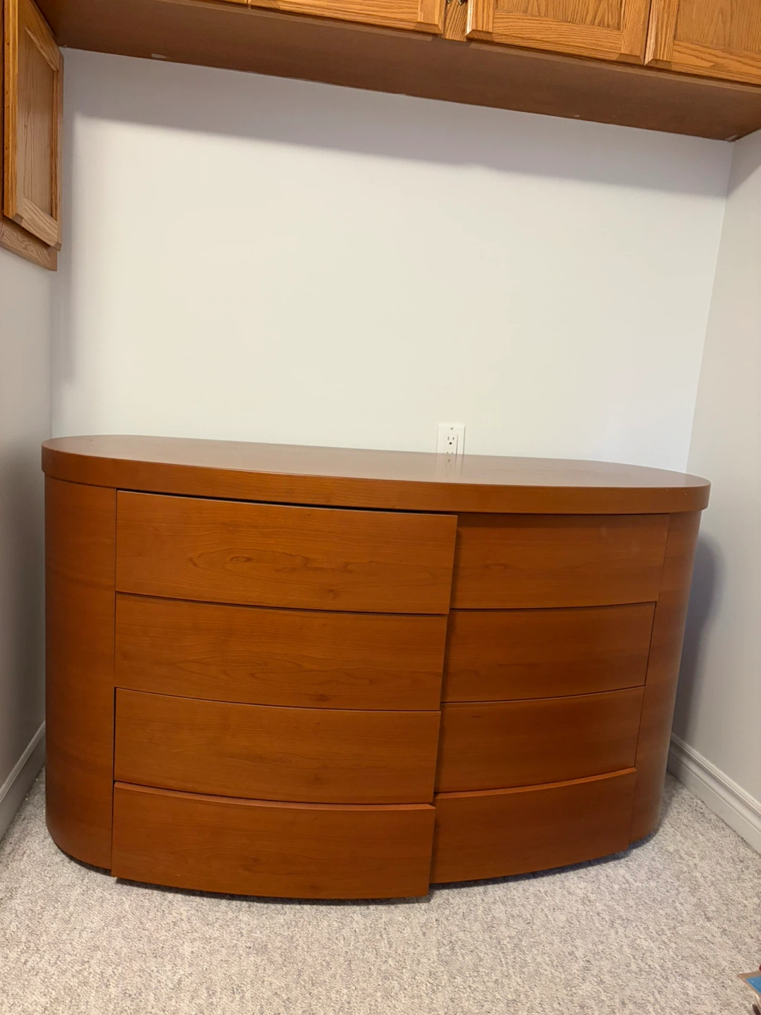 Curved 4-Drawer Dresser - photo 2