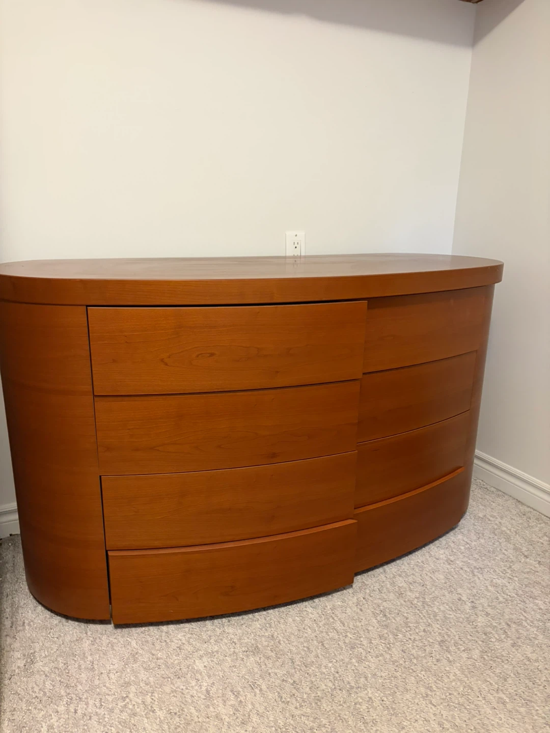 Curved 4-Drawer Dresser - photo 3