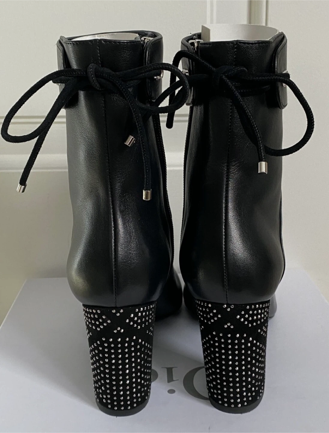 Authentic Christian Dior “Stellar” BLK Leather Boots SZ US 6 - photo 2