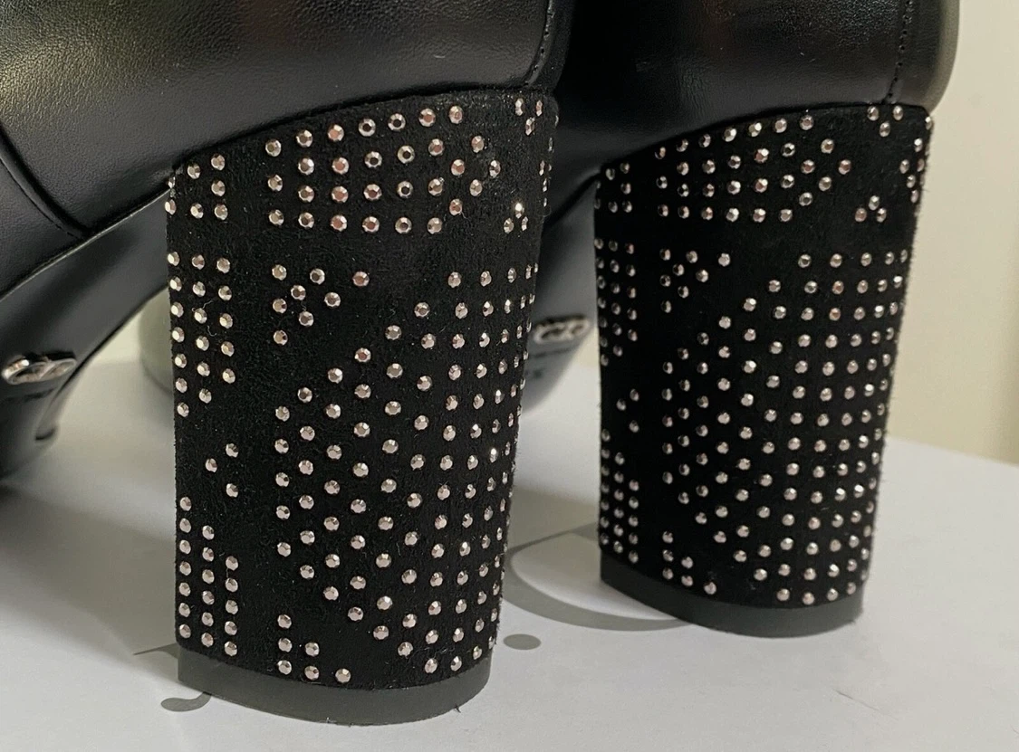 Authentic Christian Dior “Stellar” BLK Leather Boots SZ US 6 - photo 3