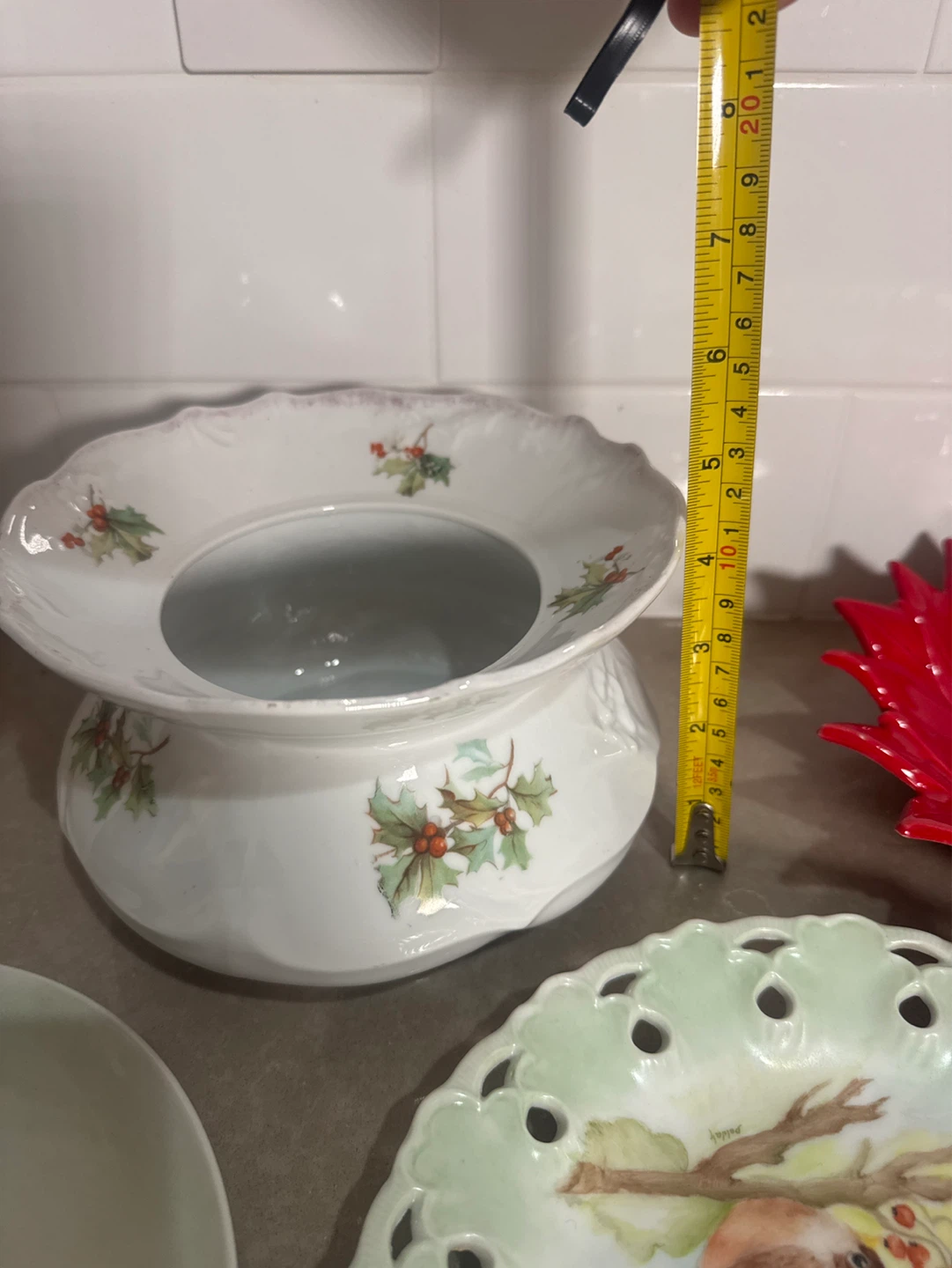 Christmas Ceramic Plates and Bowl Set - photo 2