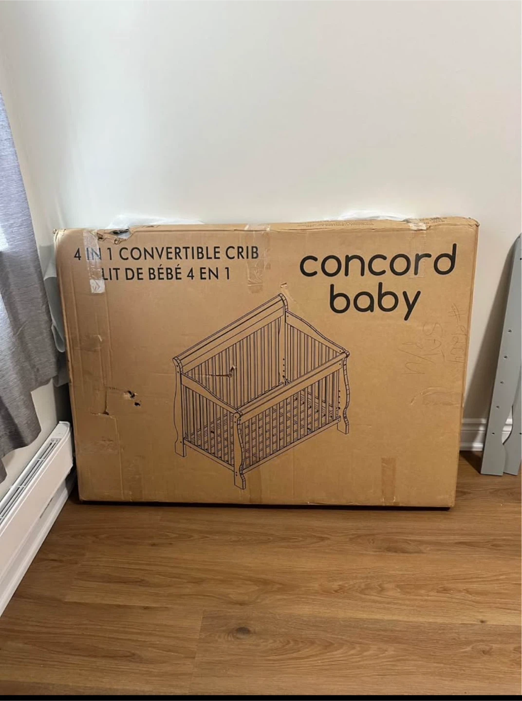 Concord Baby 4-in-1 Convertible Crib