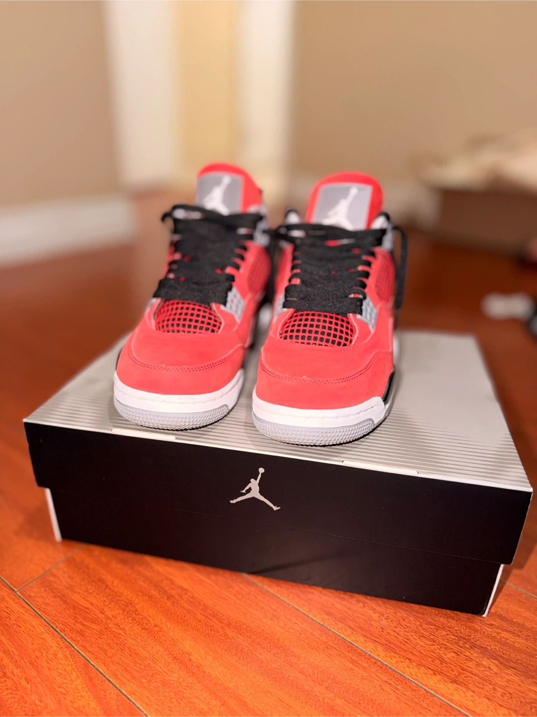 Air Jordan 4 Red Sneakers