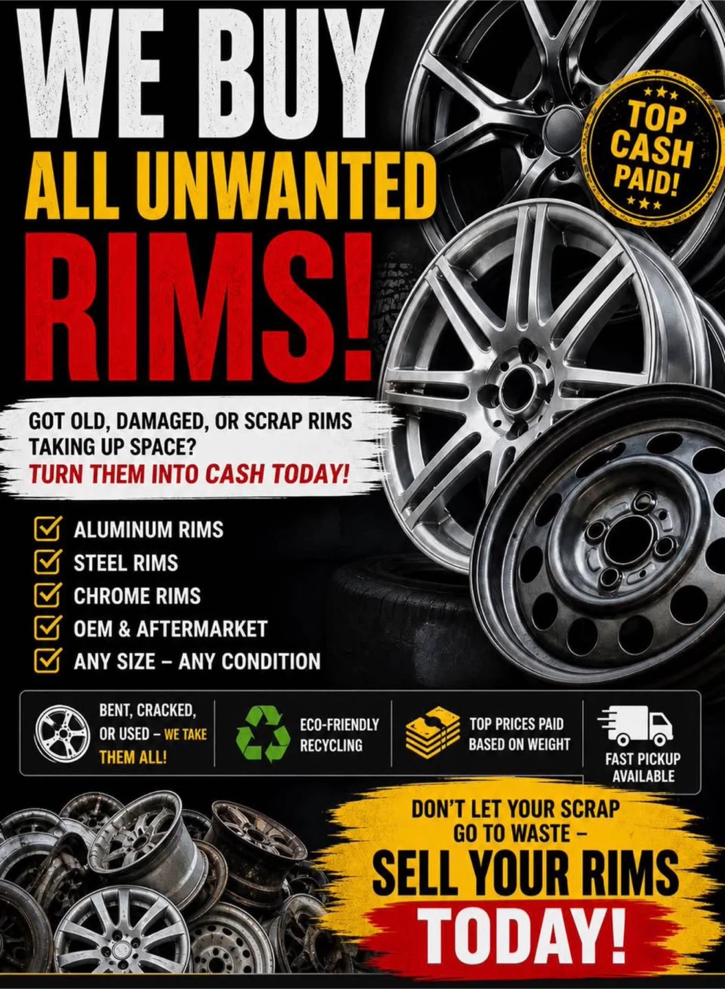 Buying aluminium/alloy rim/wheels
