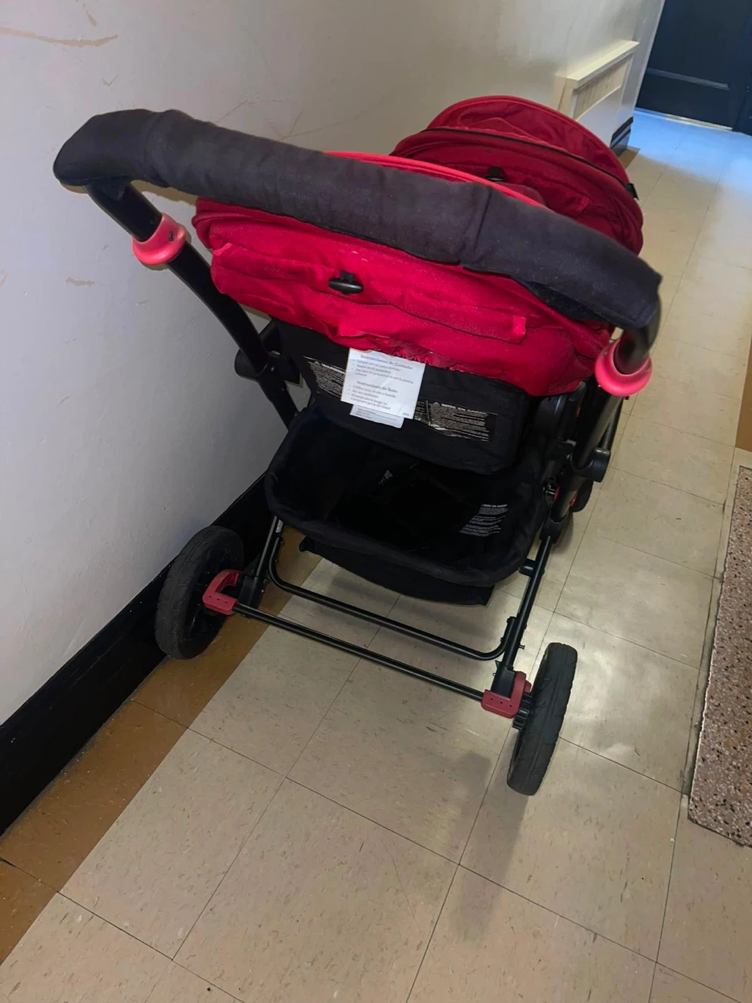 Contours Options Tandem Double Stroller Red - photo 5