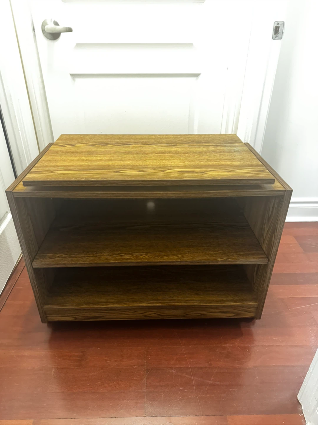 Wooden Tv Stand with Wheels - photo 2