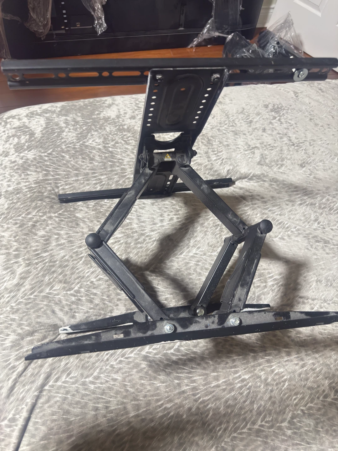 Black Full Motion TV Wall Mount - photo 3