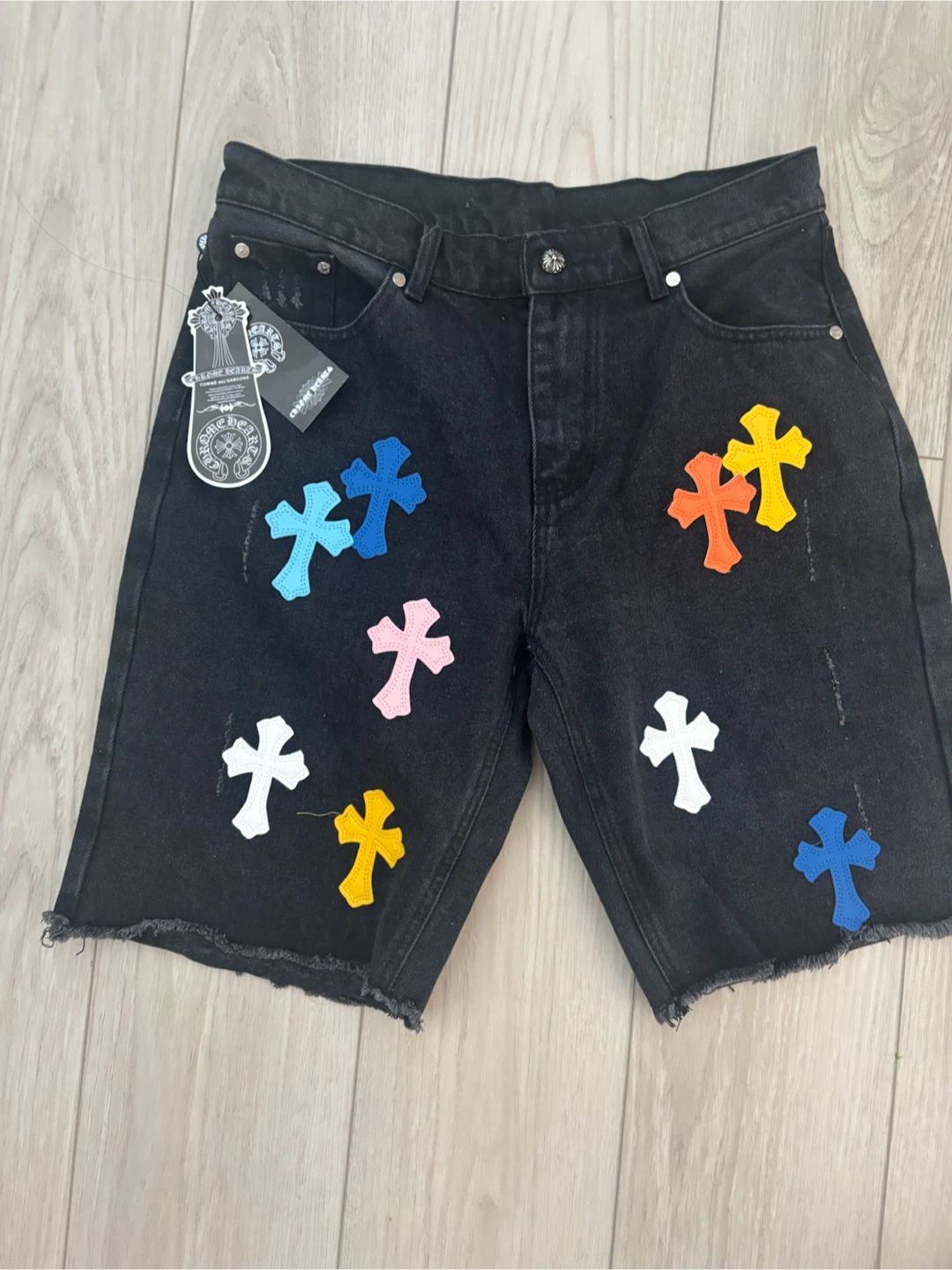 Chrome Hearts Denim Shorts Size 32