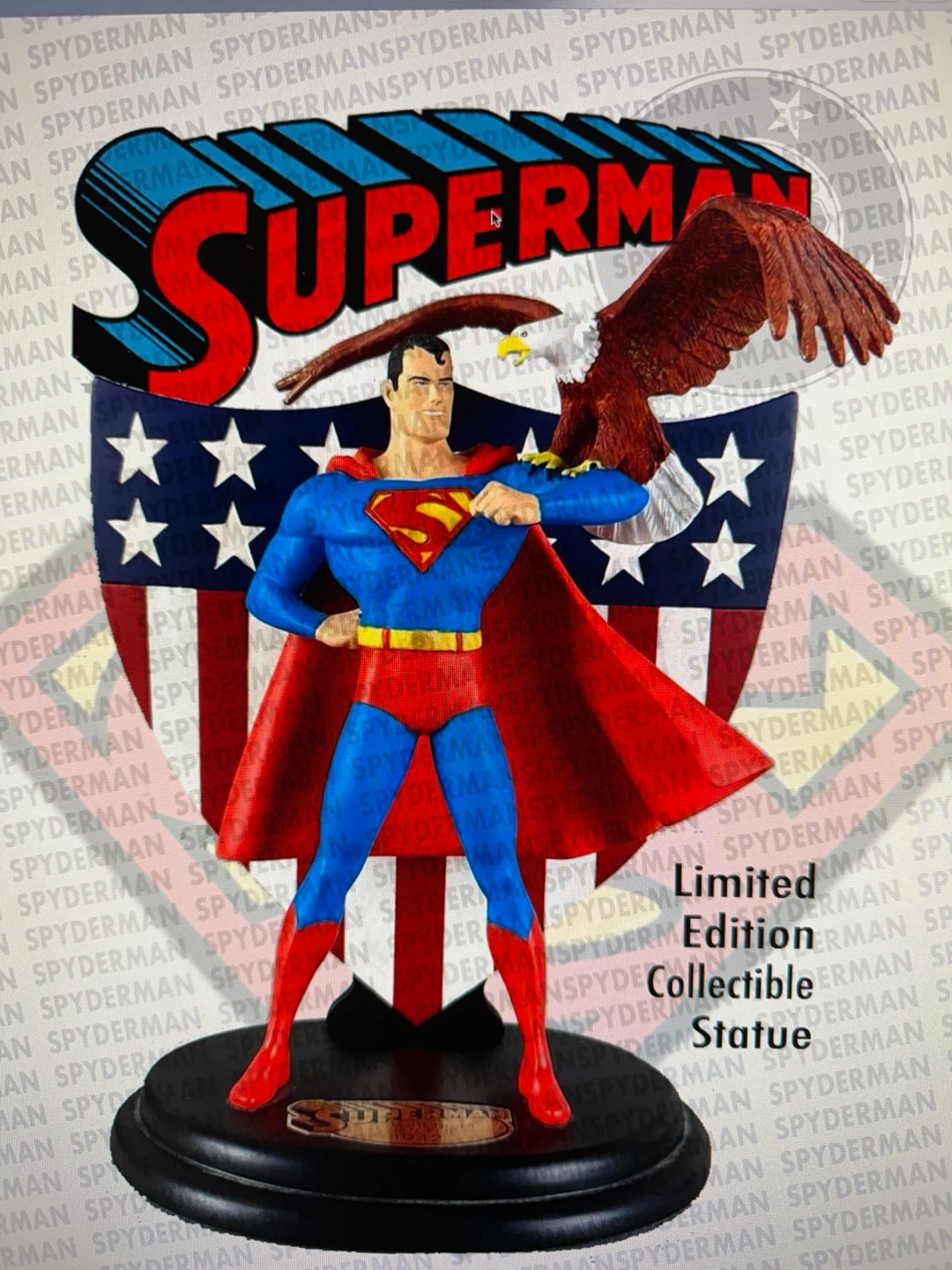Superman Limited Edition Collectible Statue with Eagle