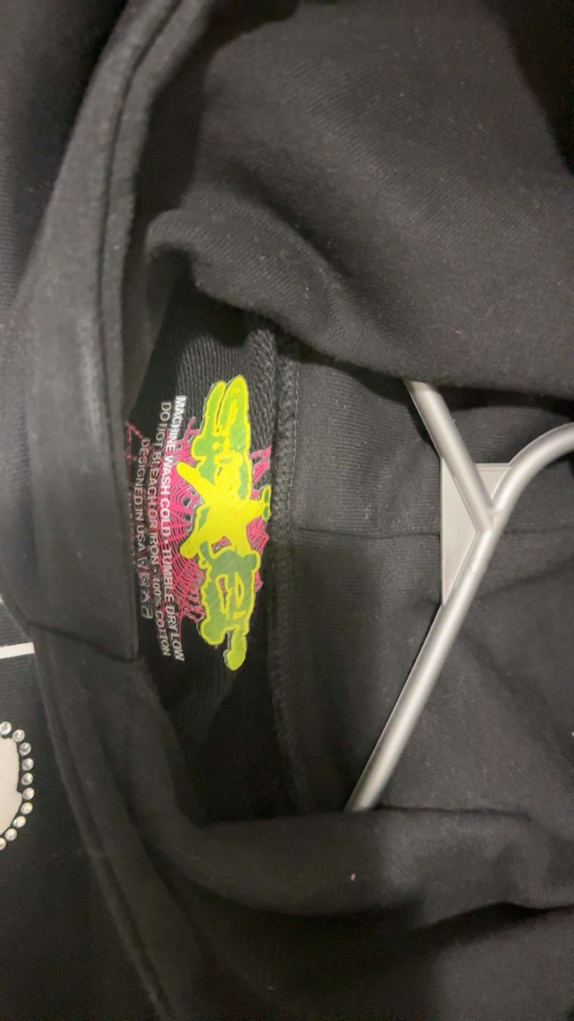 Black Spider Web Hoodie - photo 3