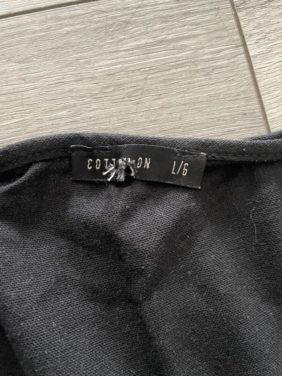 Black Button-Front Midi Dress - photo 2