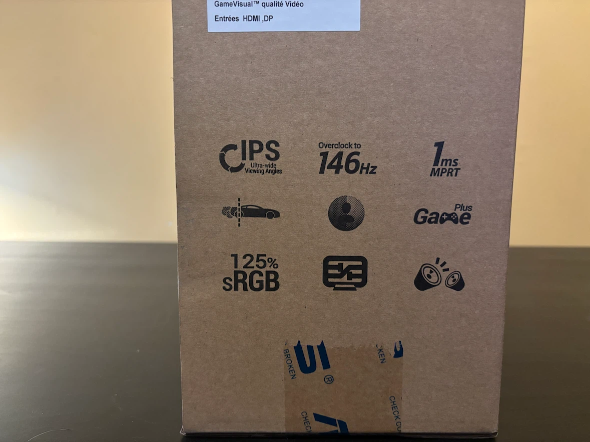 Asus 144hz with triple monitor mount - photo 2