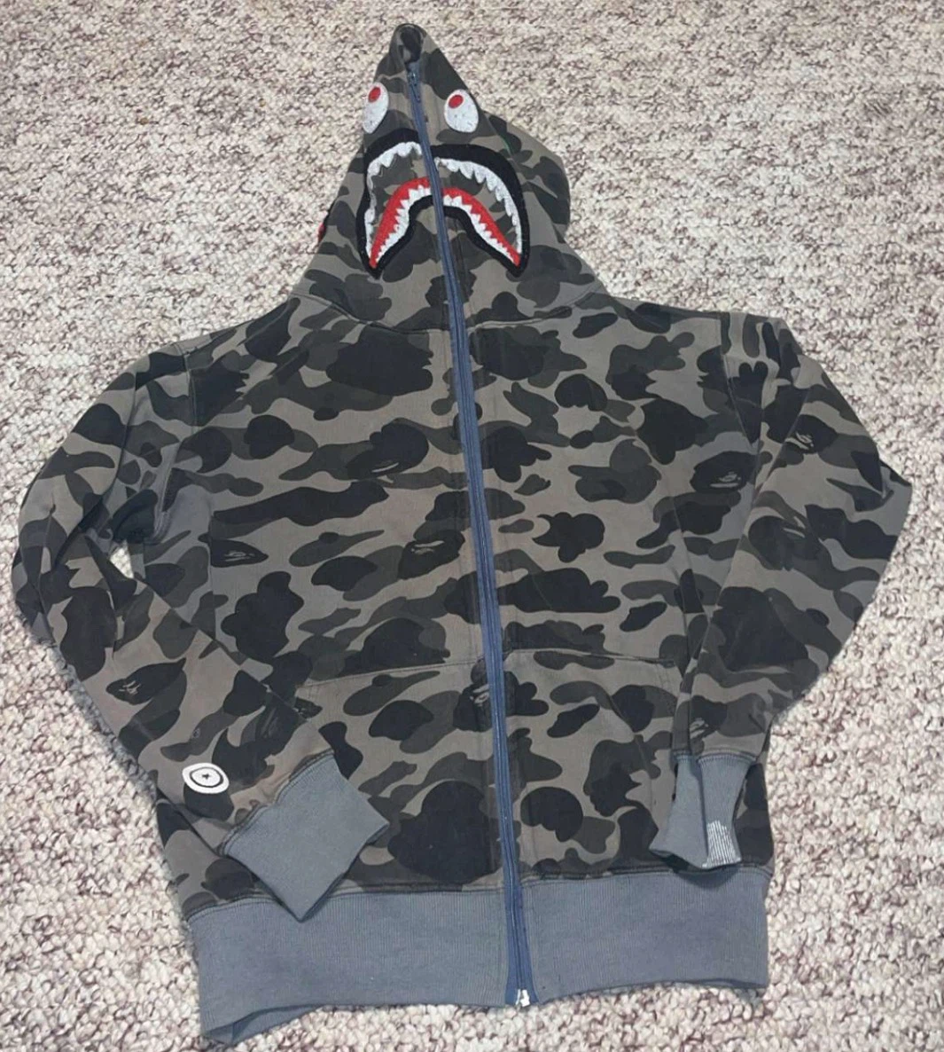 BAPE Full Zip Shark Hoodie