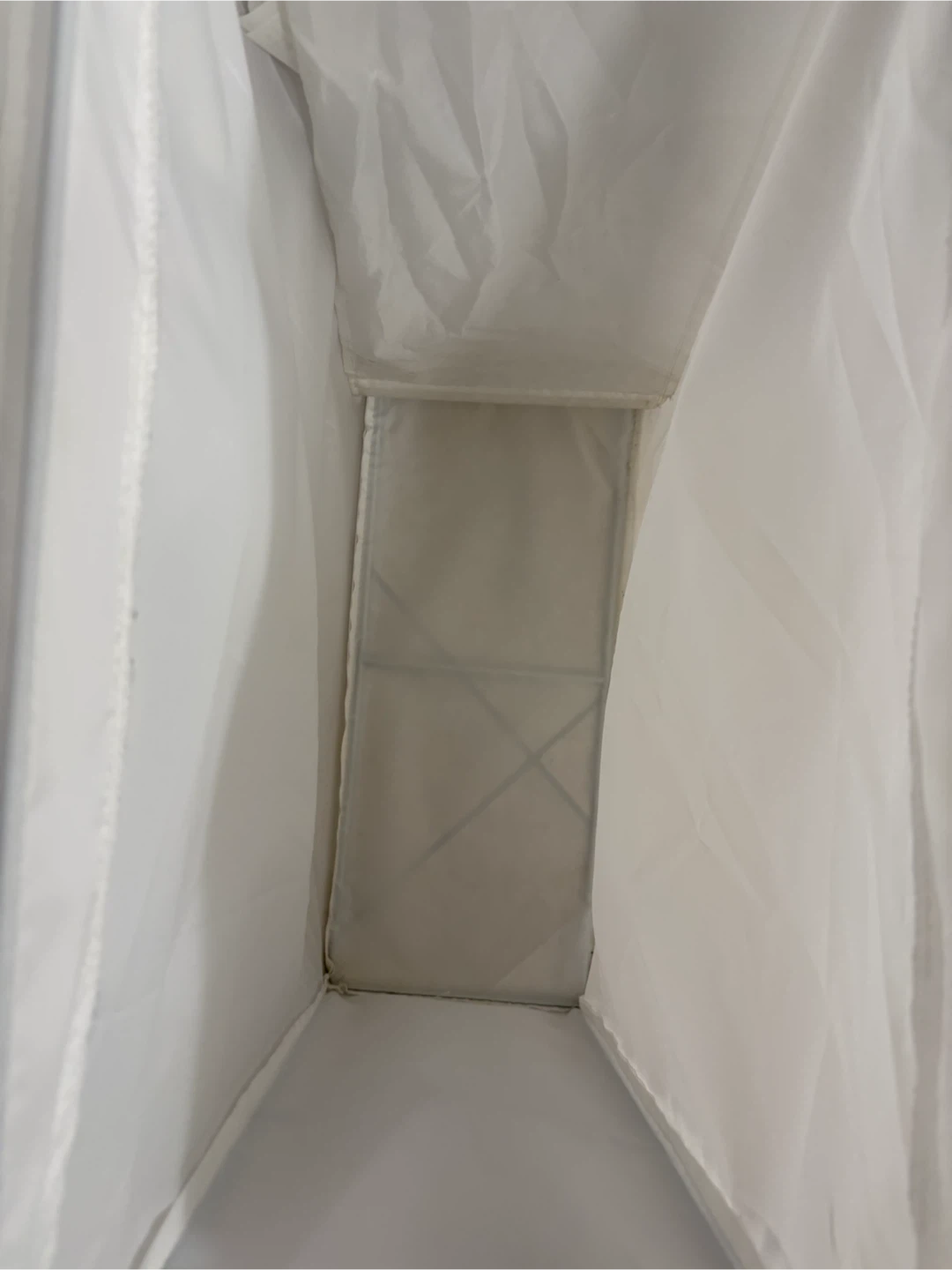 Set of 2 IKEA White Collapsible Laundry storage bins - photo 4
