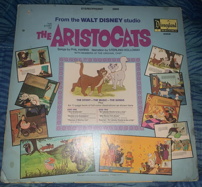 The Aristocats Storybook Record - photo 3